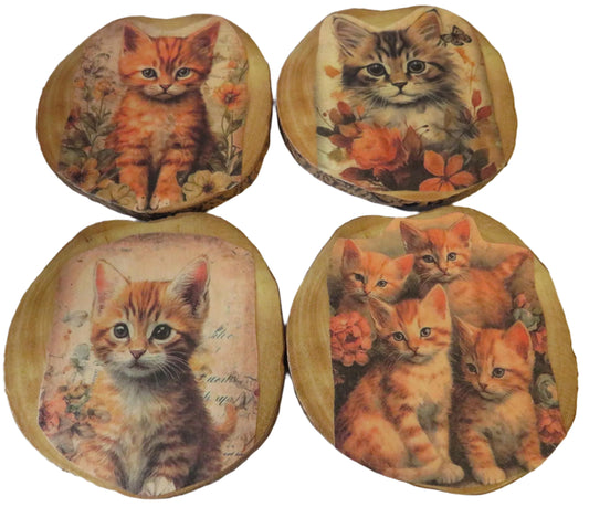 Cutie Cat Cup Mats